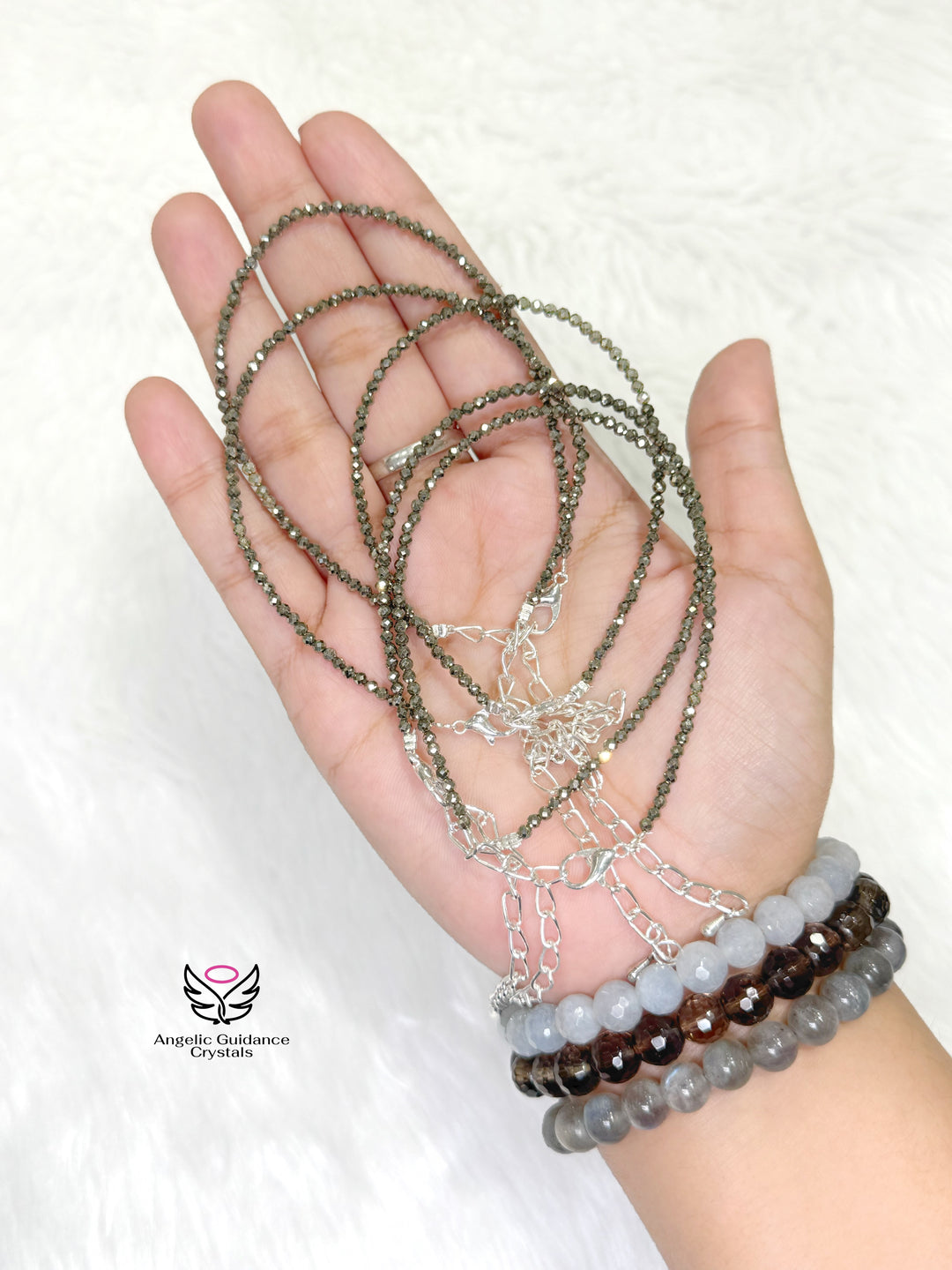 Pyrite Anklet