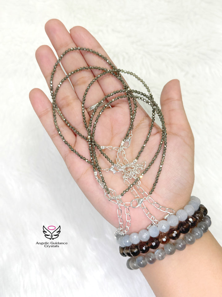 Pyrite Anklet