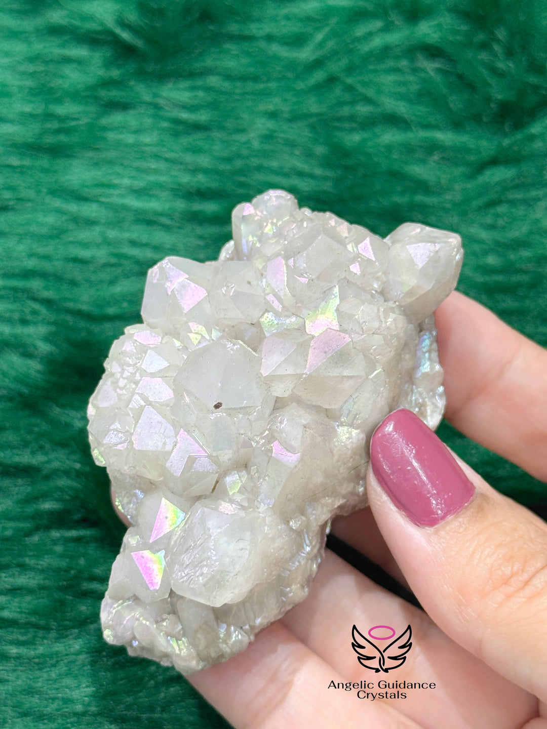 Angel Aura Quartz Cluster Small 4