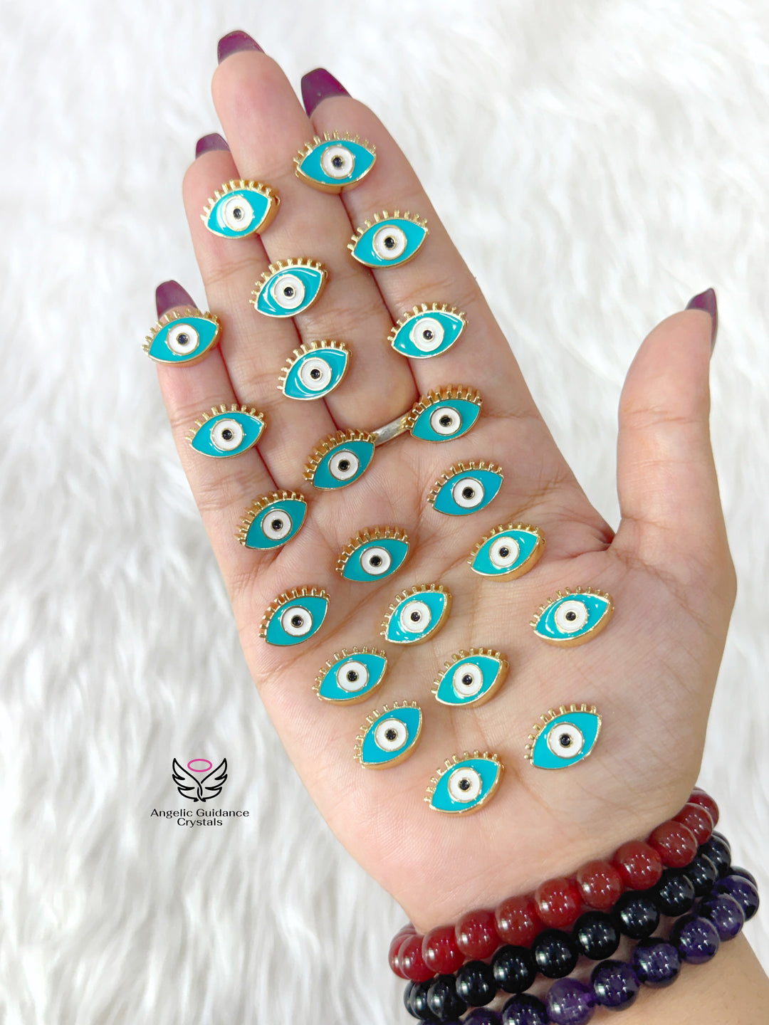 Turquoise Evil Eye Charm For Bracelet