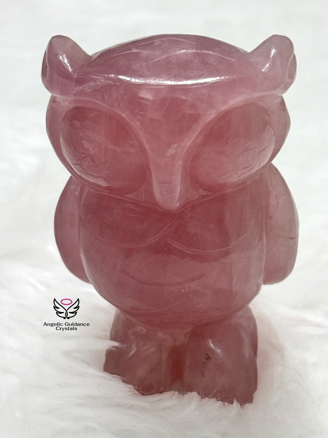 Rose Quartz Owl