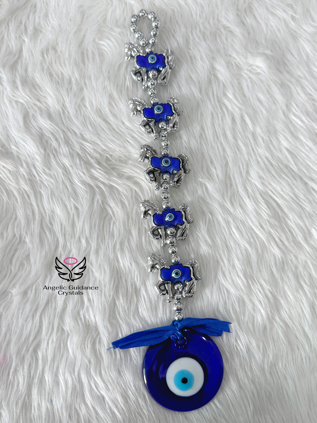 Seven Horse With Evil Eye Hanging