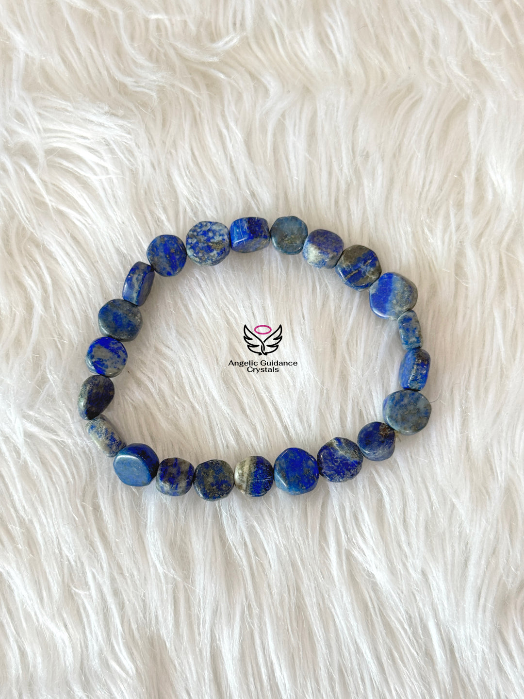 Lapis Lazuli Cube Bracelet