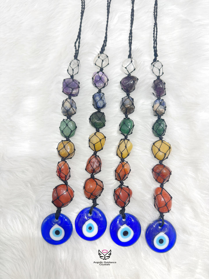 Seven Chakra Evil Eye Hanging