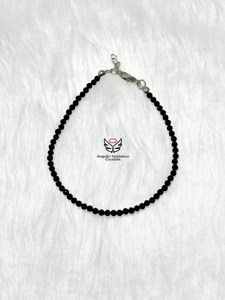 Black Onyx Anklet