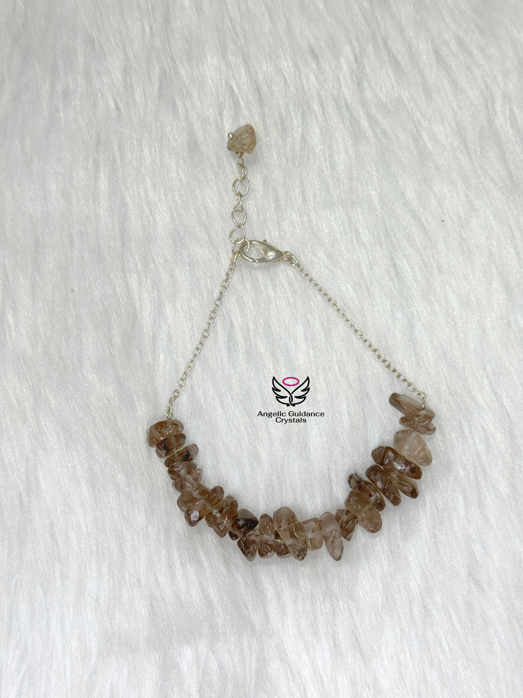 Smoky Quartz Chain Bracelet