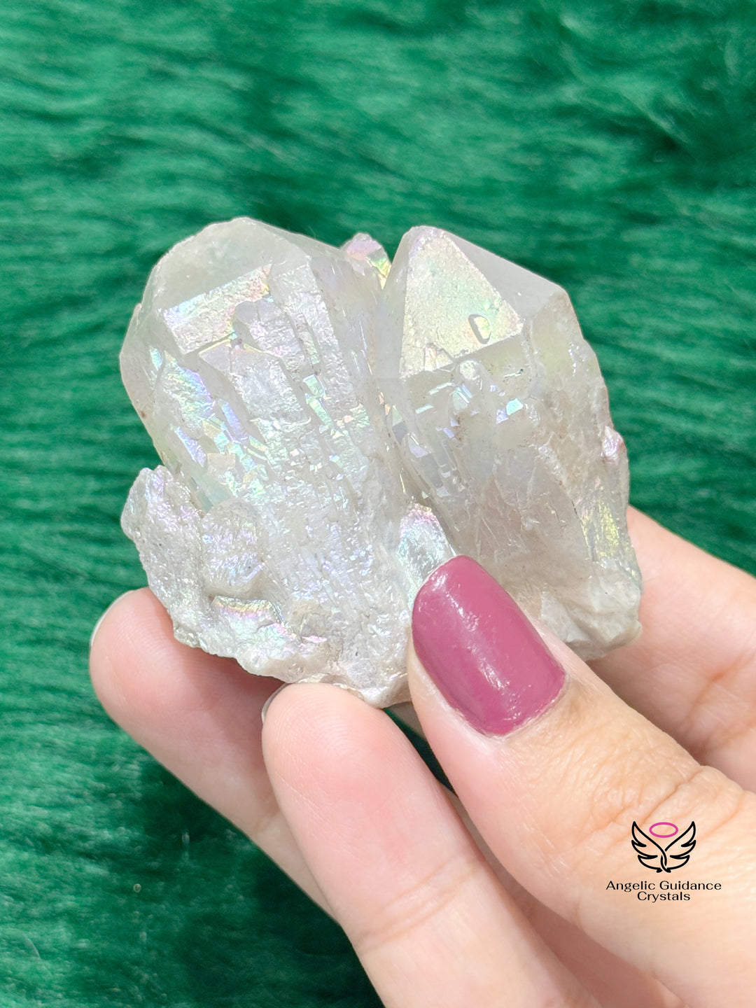 Angel Aura Quartz Cluster Small 2