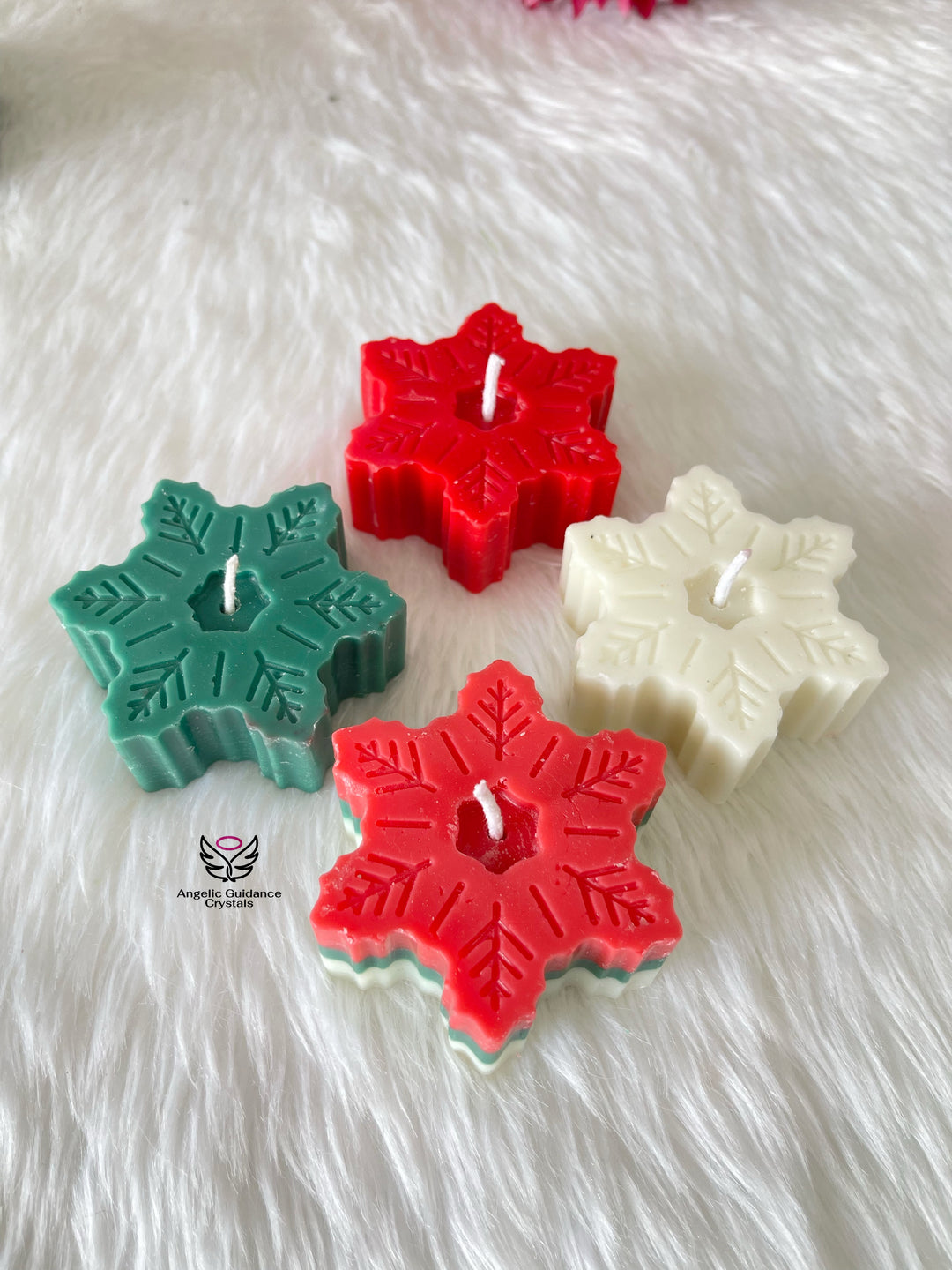Snowflake candle