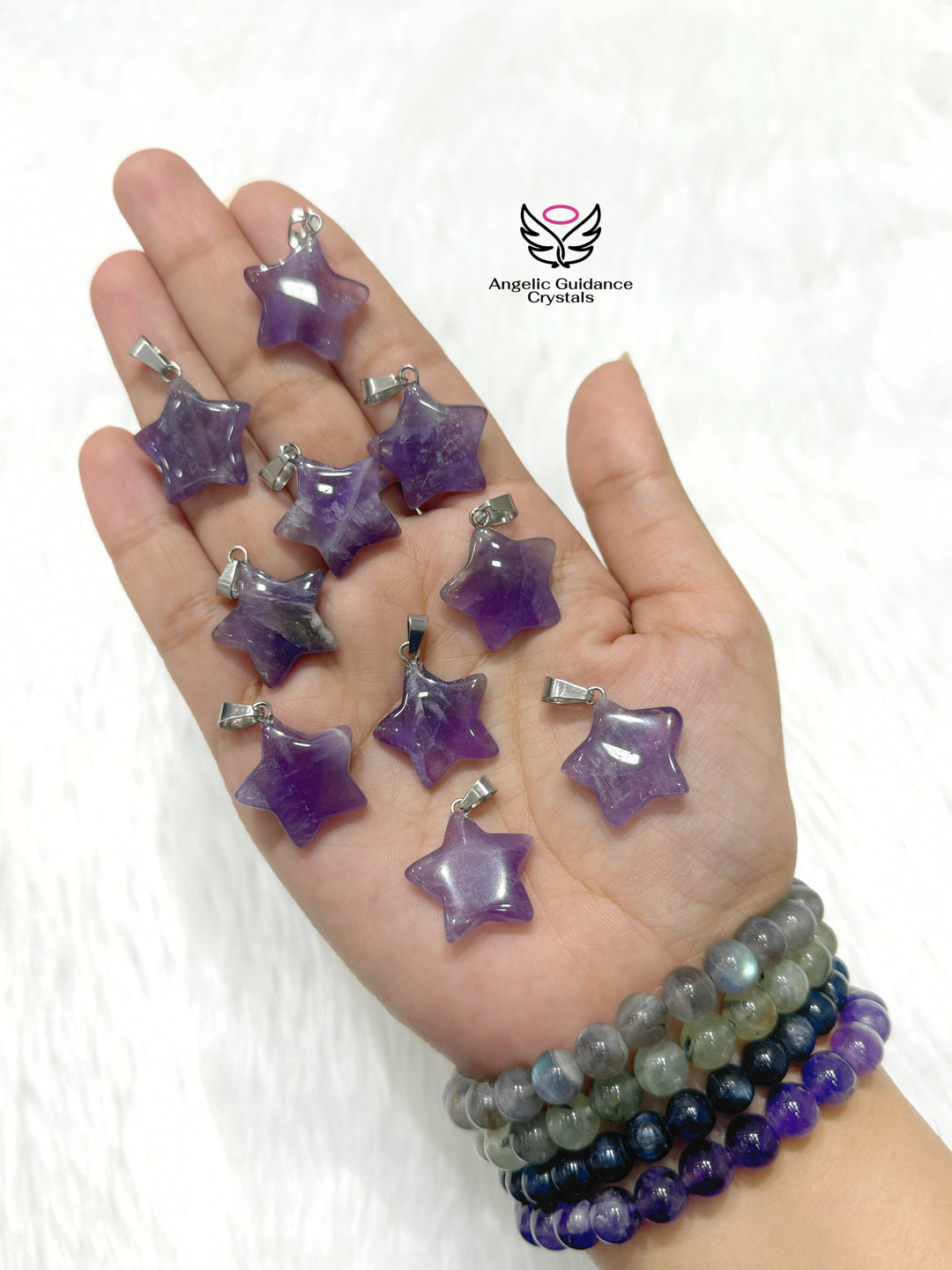 Amethyst Star Pendant