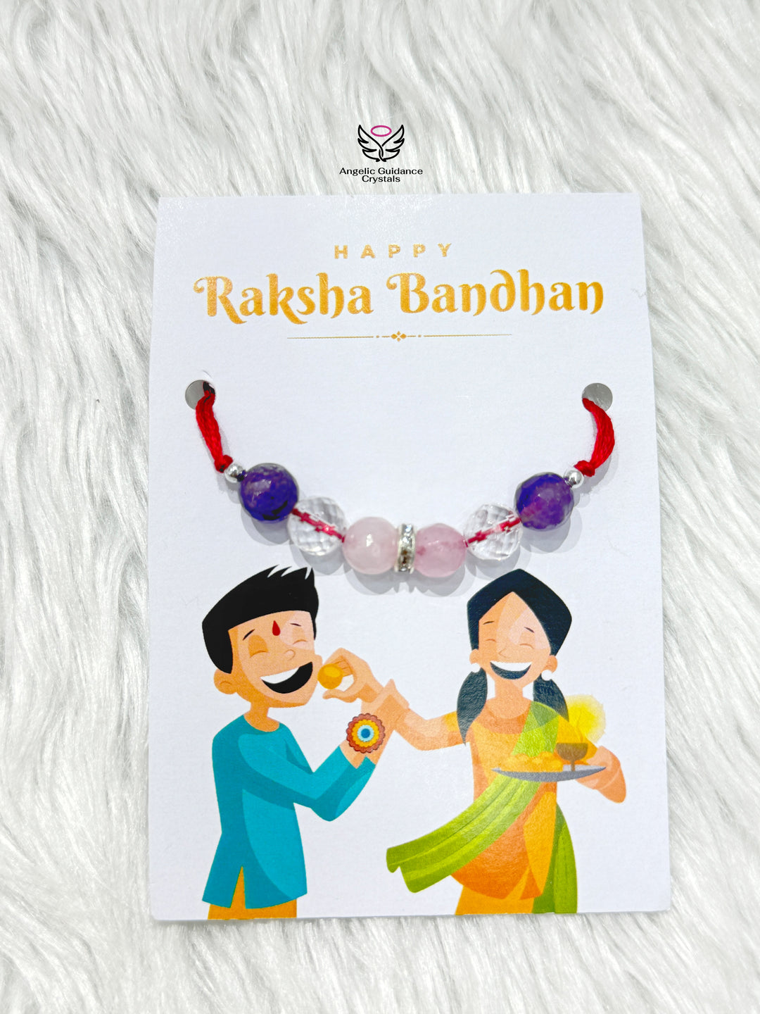 Happiness Faceted Rakhi