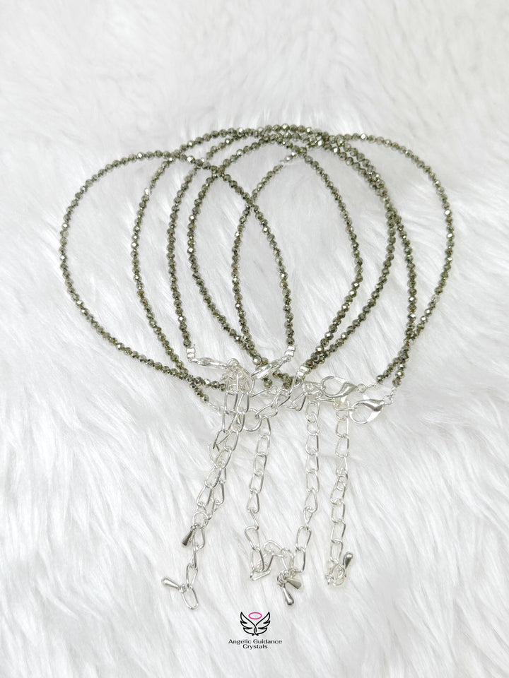 Pyrite Anklet