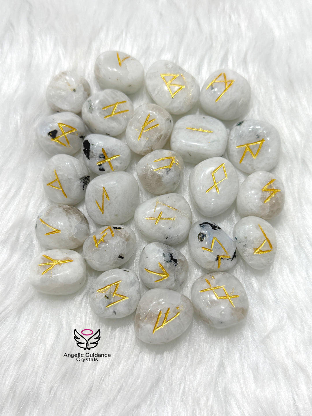 Rainbow Moonstone Rune Set