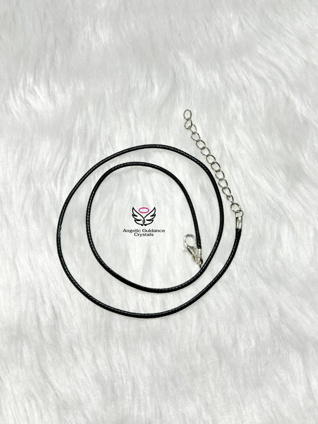 Black Leather Metal Chain