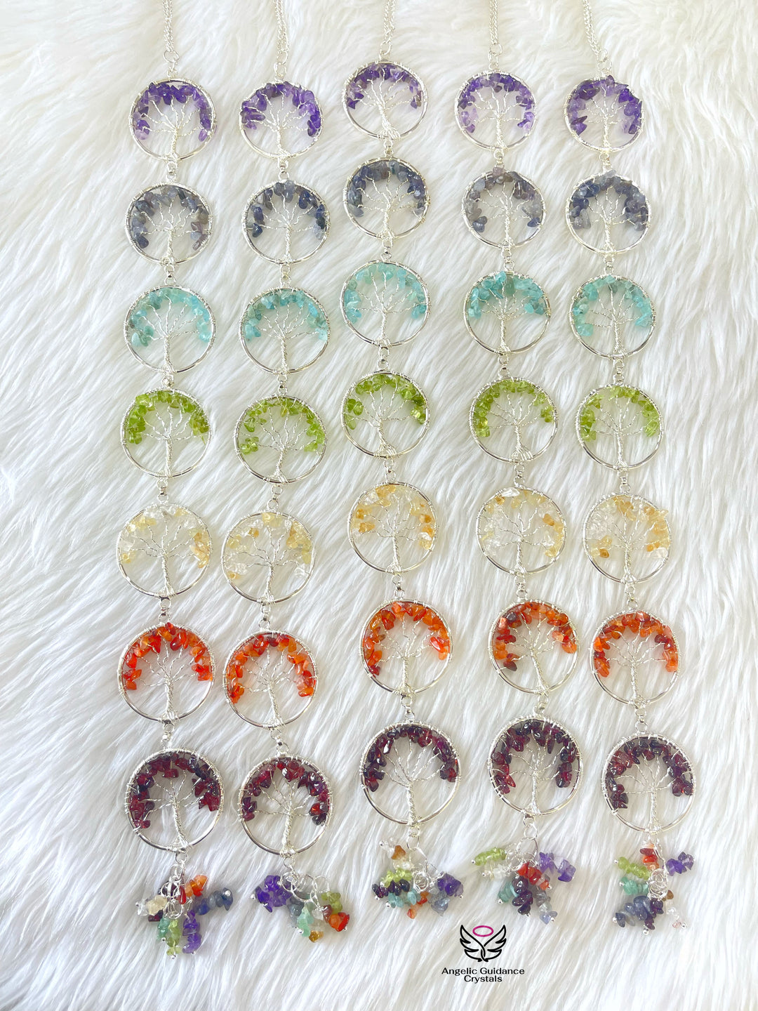 Seven Chakra Tree Of Life Hanging