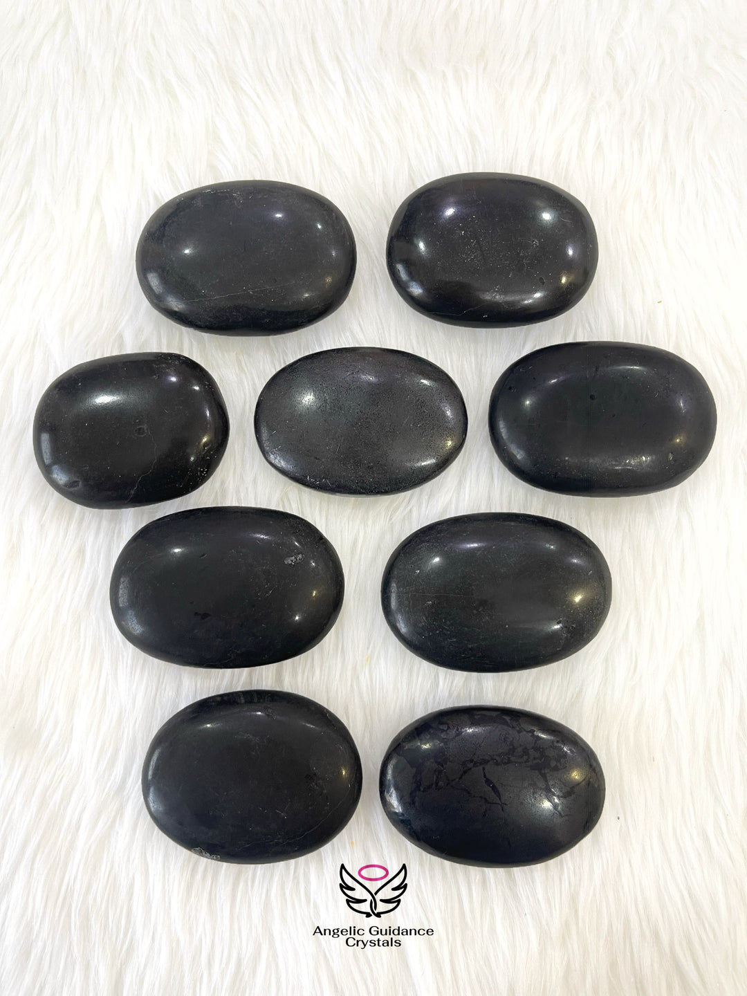 Black Tourmaline Natural Palmstone