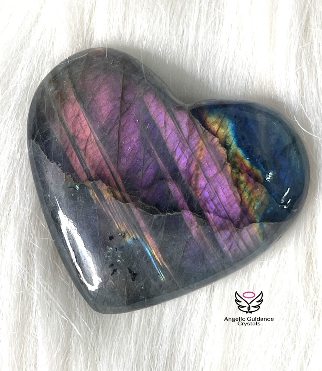 Labradorite Purple Heart 1