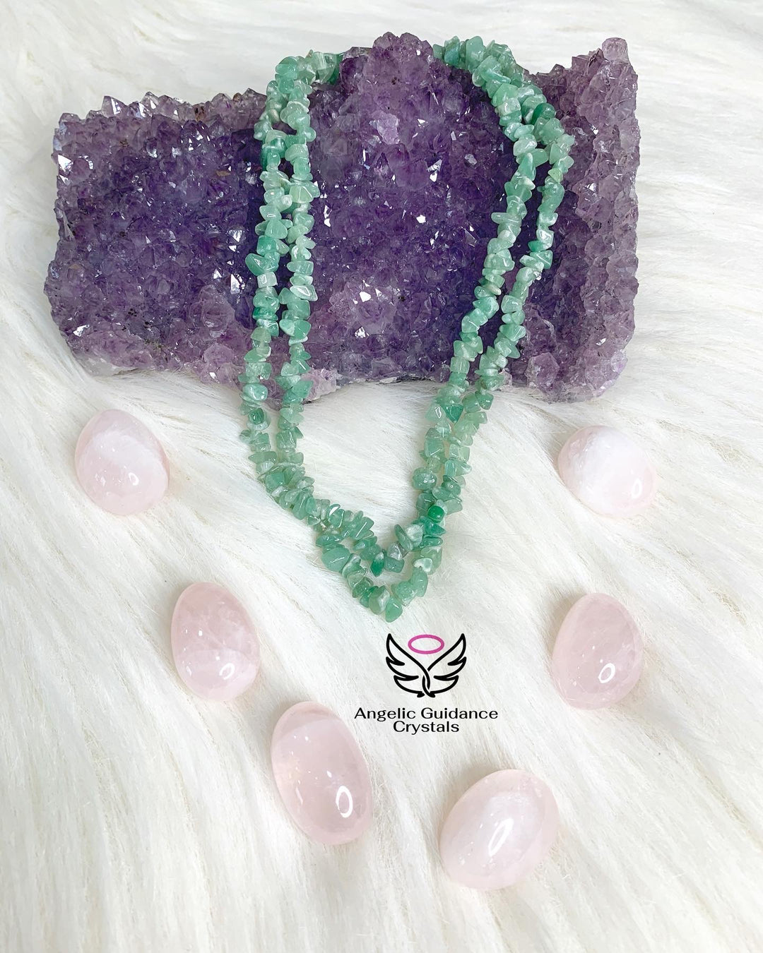 Green Jade Chip Mala