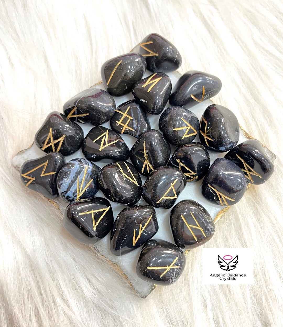 Black Onyx Runes Set