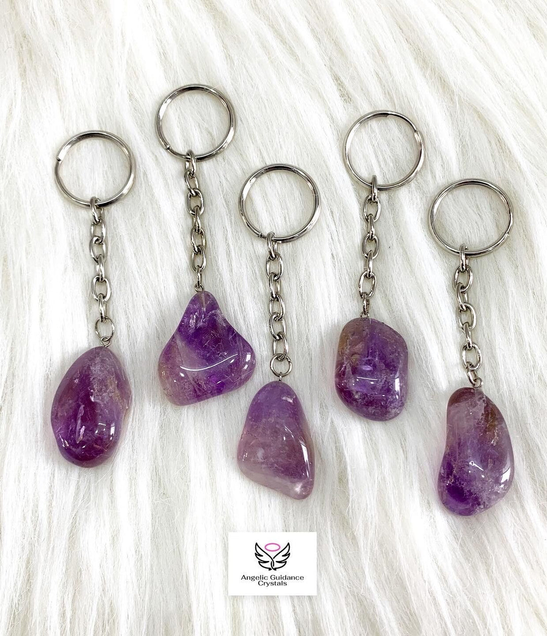 Ametrine Tumble Keychain