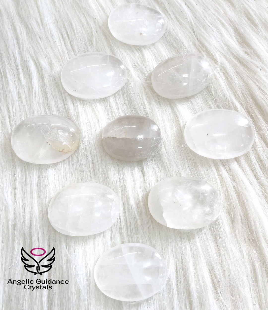 Clear Quartz PalmStone Small