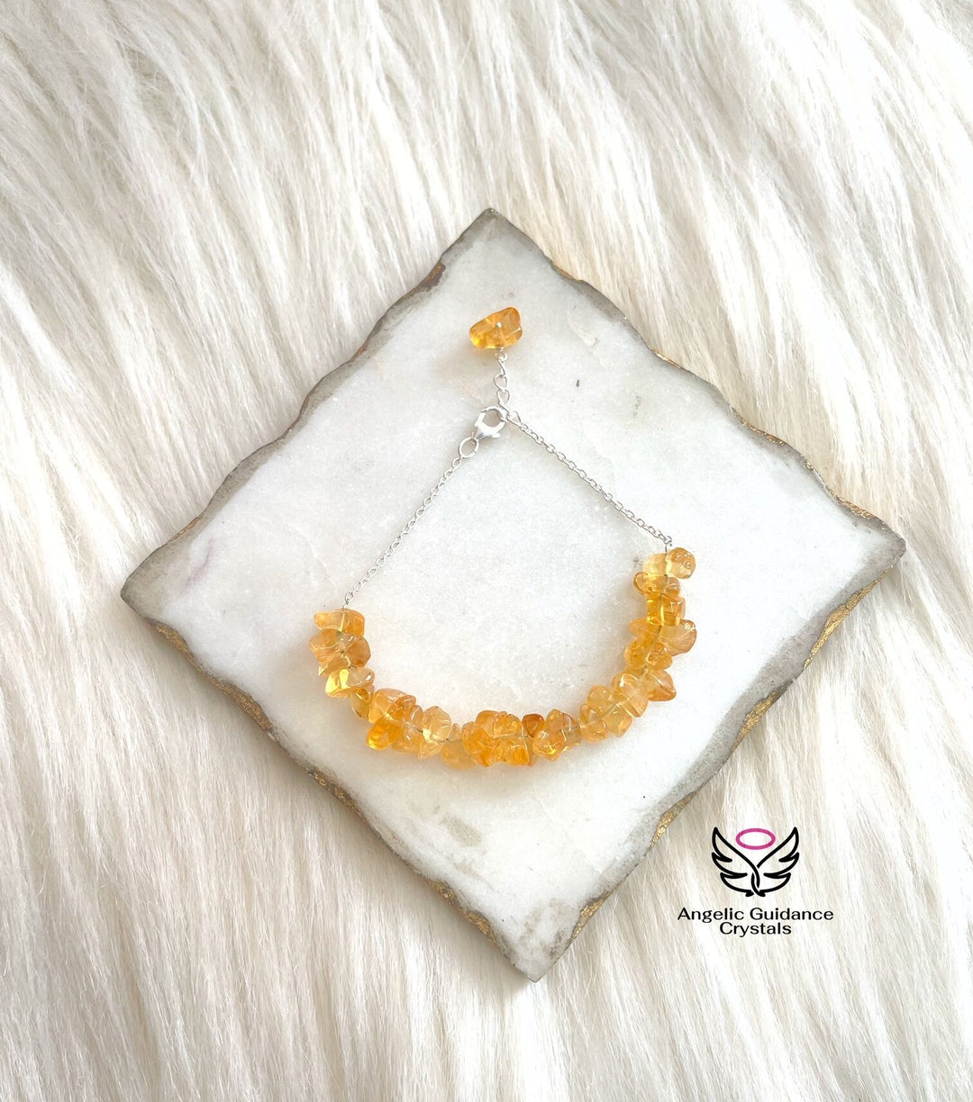 Citrine Silver Bracelet