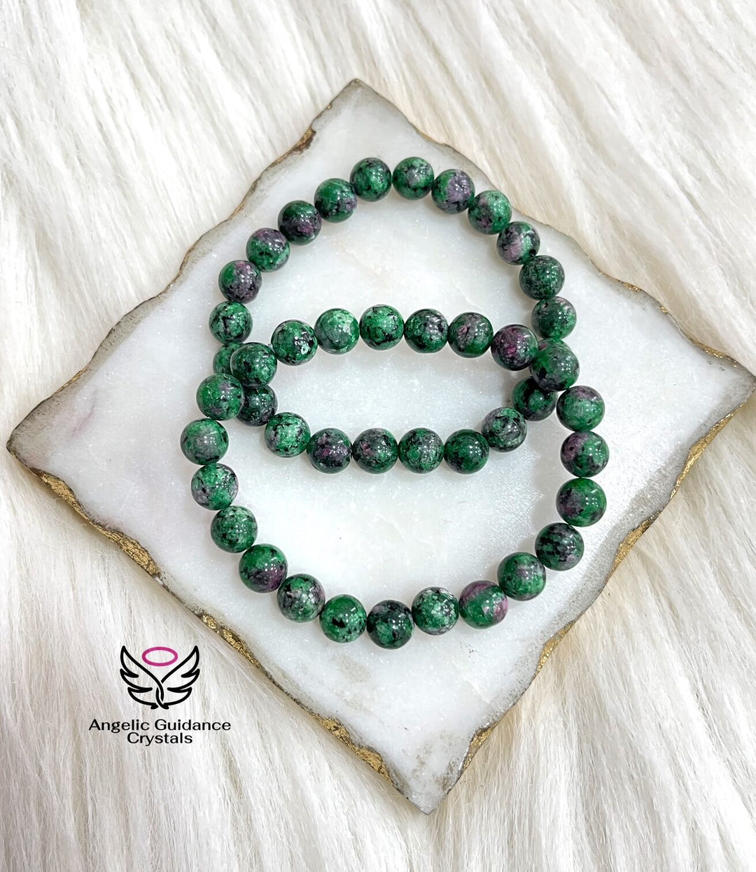 Ruby Zoisite Bracelet 8mm