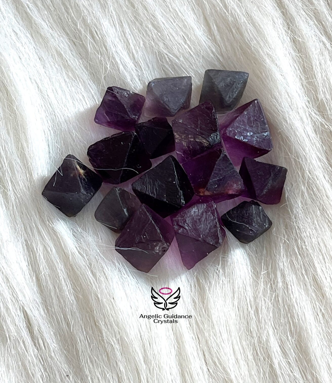 Purple Fluorite Octahedron Small