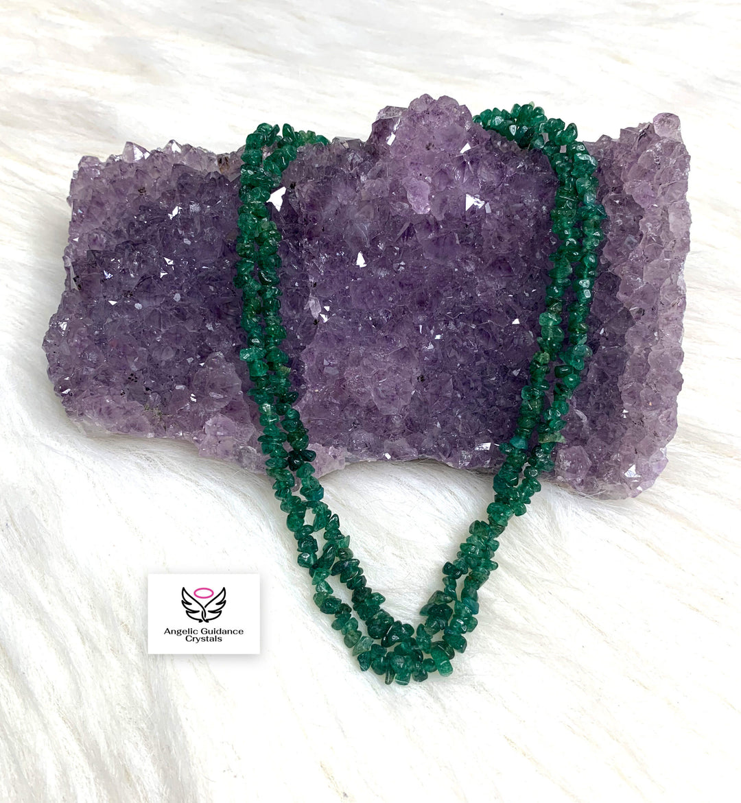 Green Aventurine Chip Mala