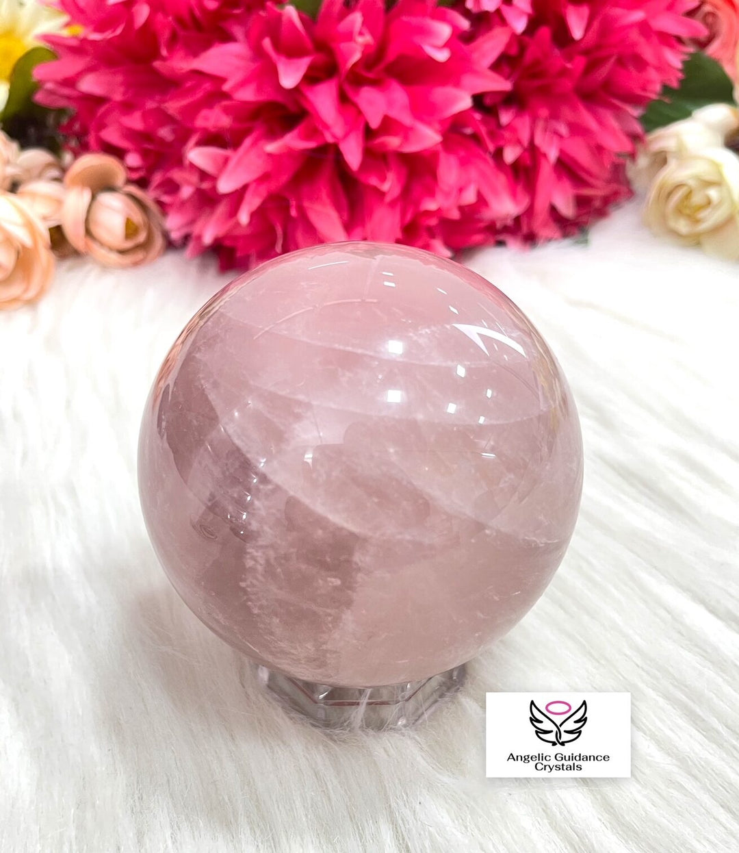 Rose Quartz Sphere XL