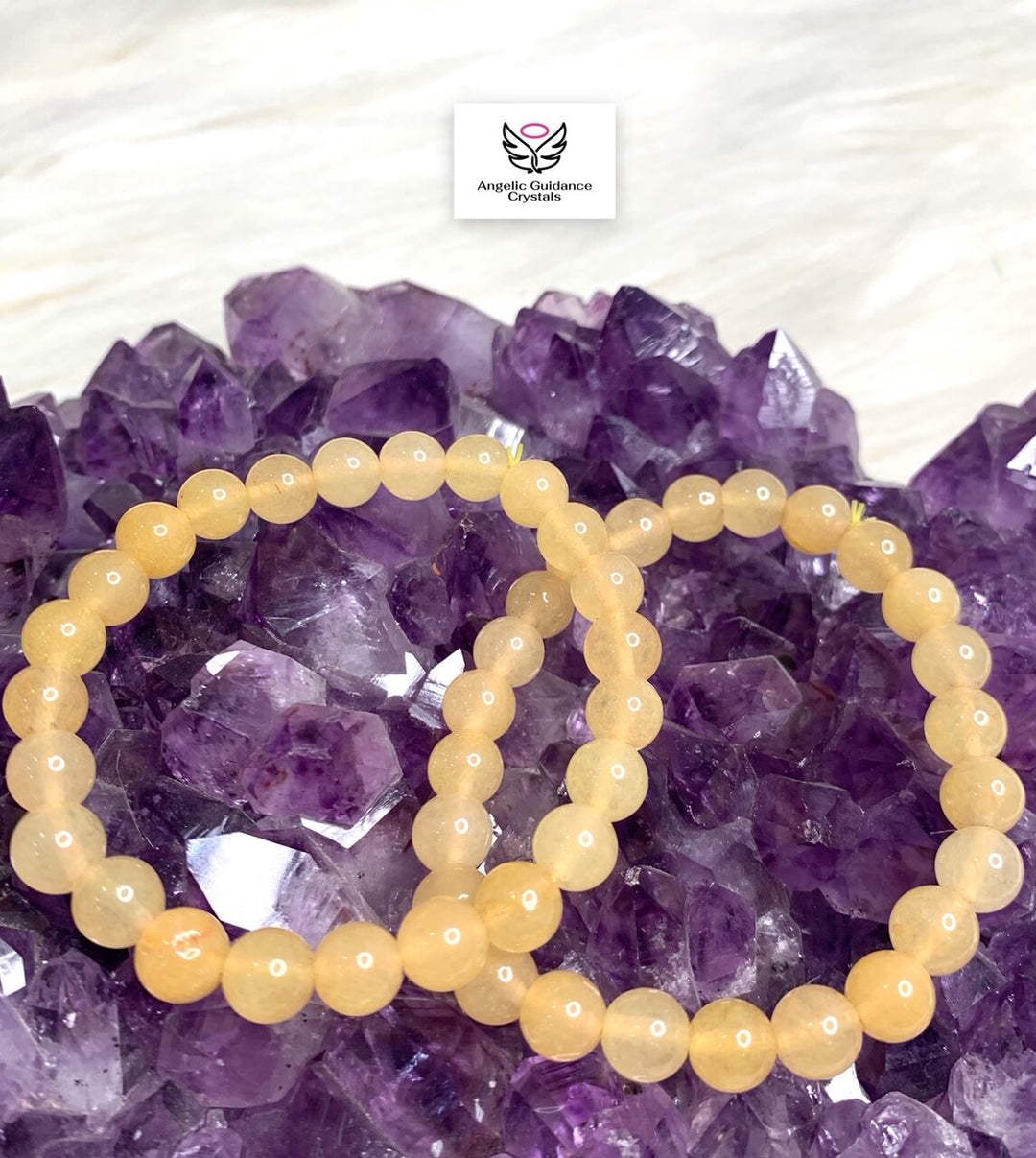Golden Quartz Bracelet 8mm