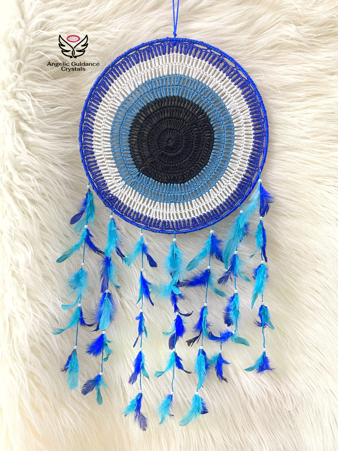 Blue Evil Eye Dreamcatcher Xl size