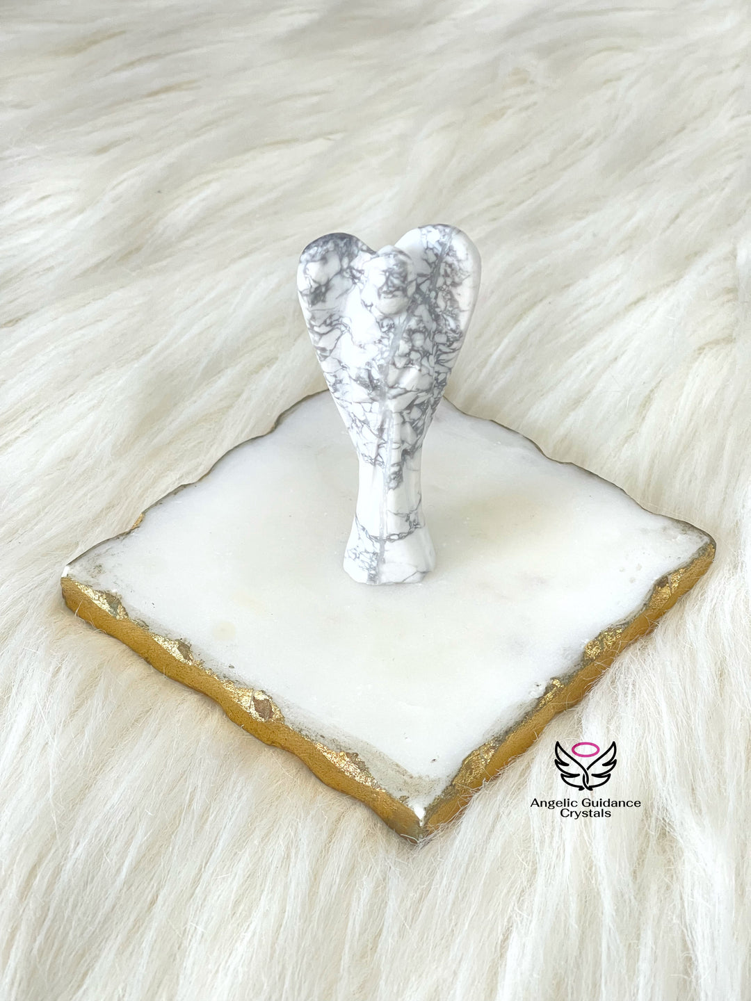Howlite Angel 3Inch