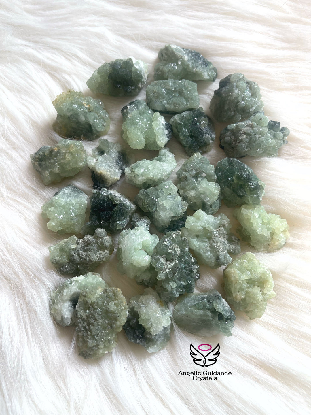 Prehnite Raw Stone Medium