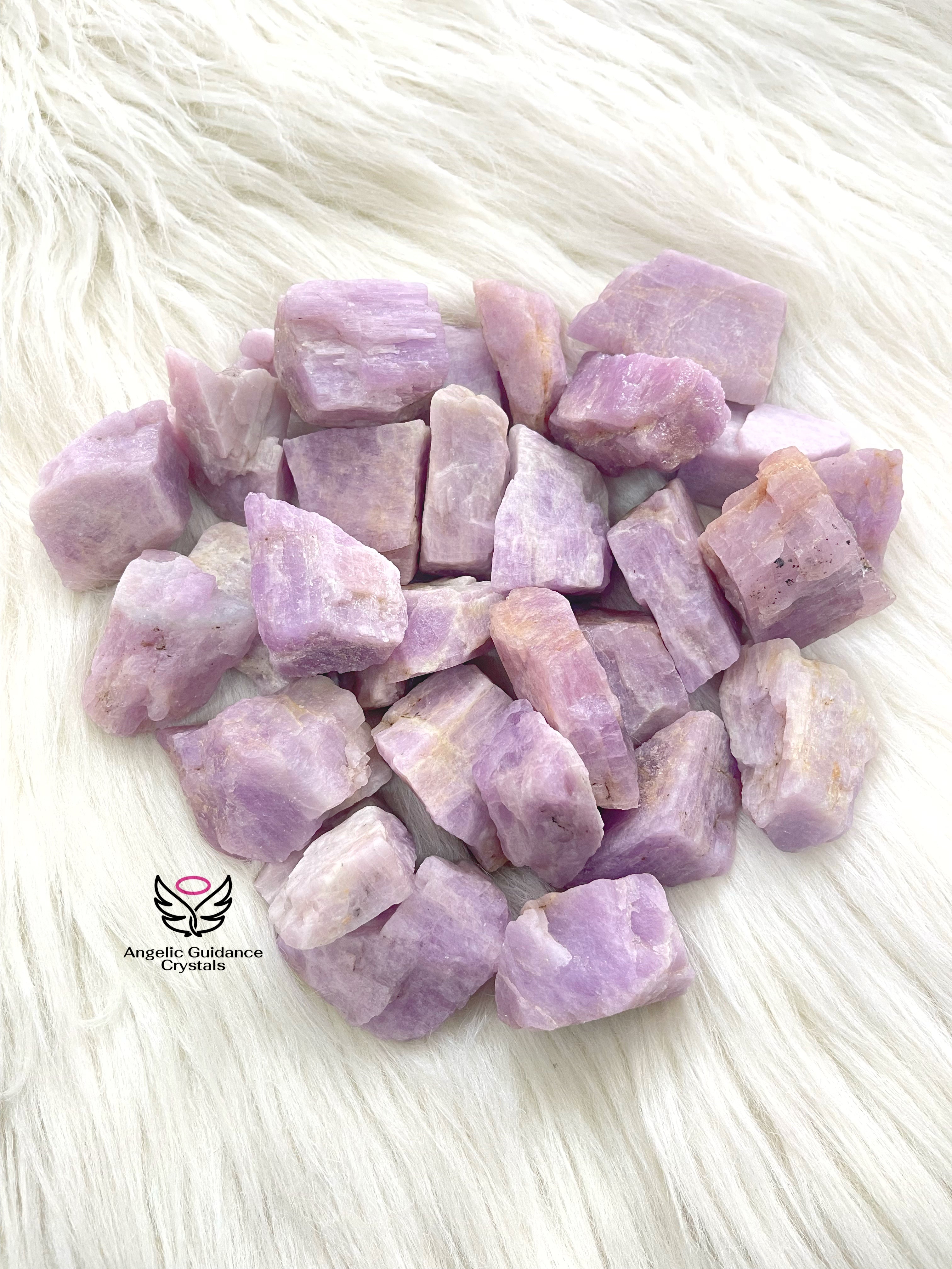 Kunzite Raw Stone Medium – Angelic Guidance Crystals