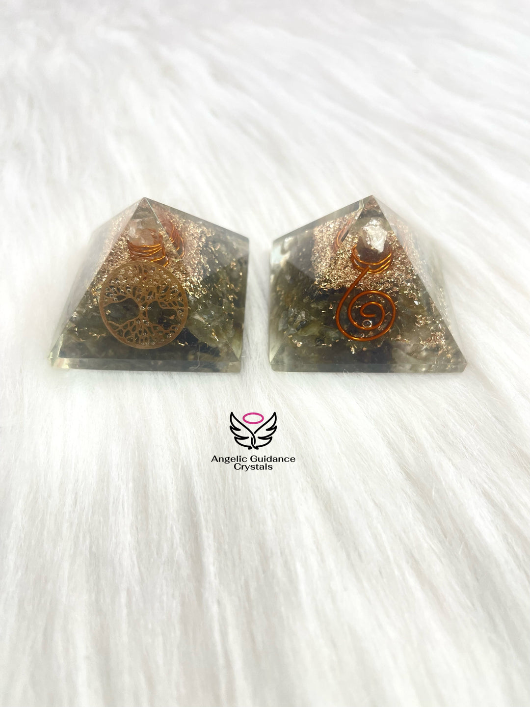 Labradorite Orgone Pyramid