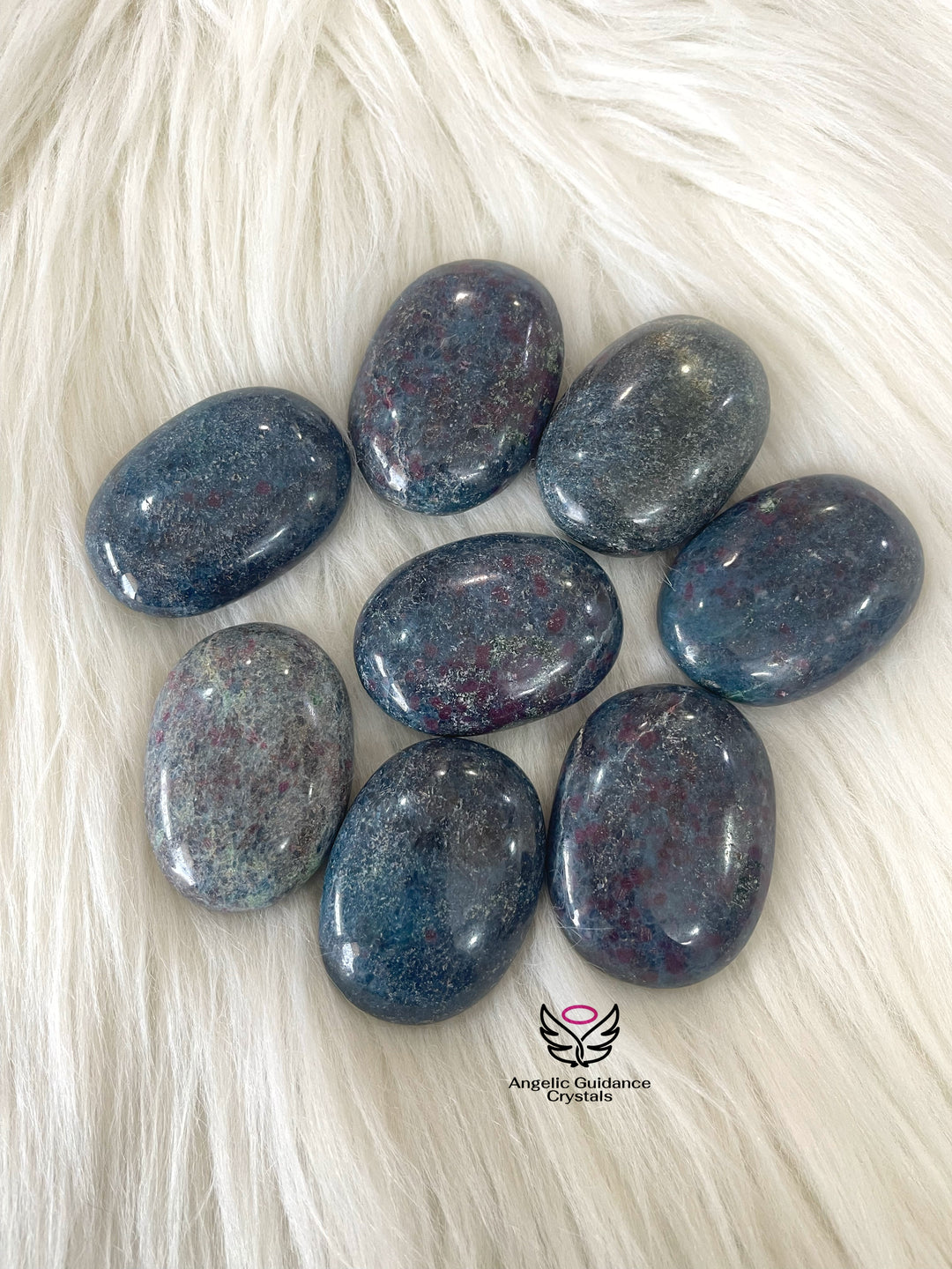 Ruby Kyanite Natural PalmStone