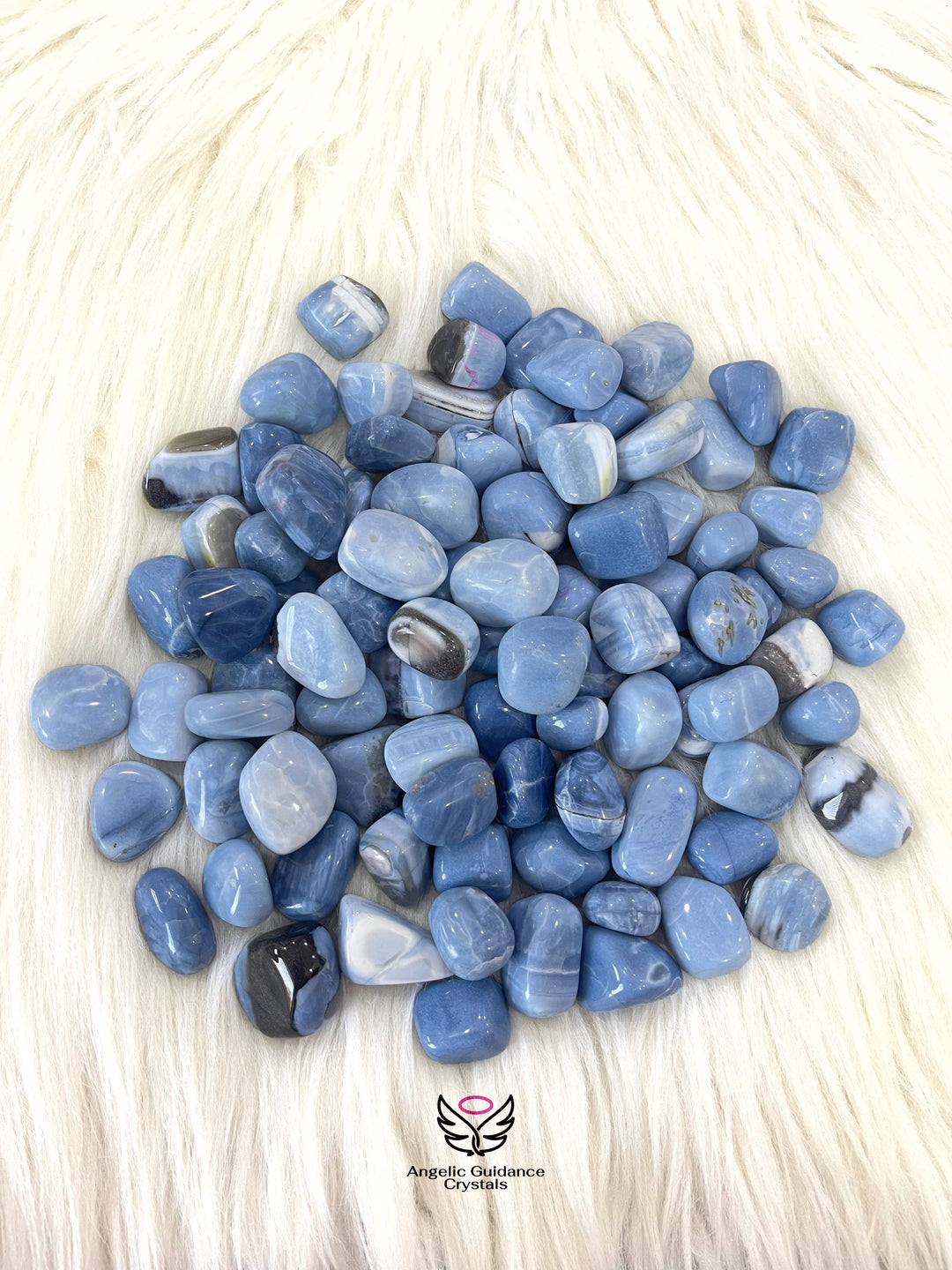 Blue Opal Natural Tumble