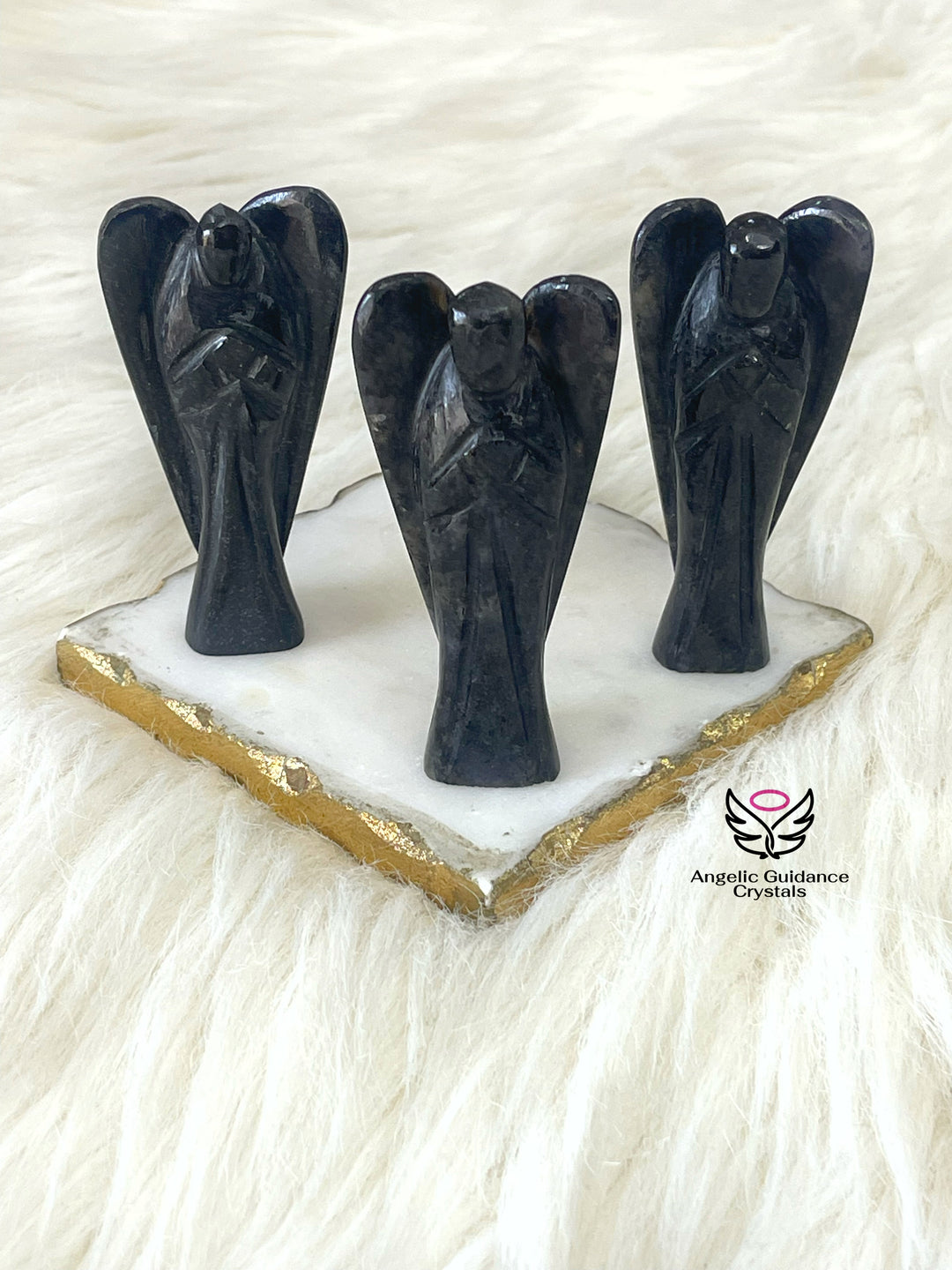 Black Tourmaline Angel 3Inch
