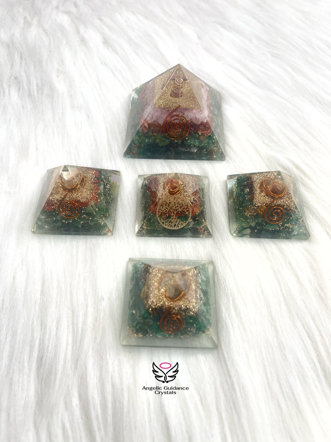 Green Aventurine Orgone Pyramid