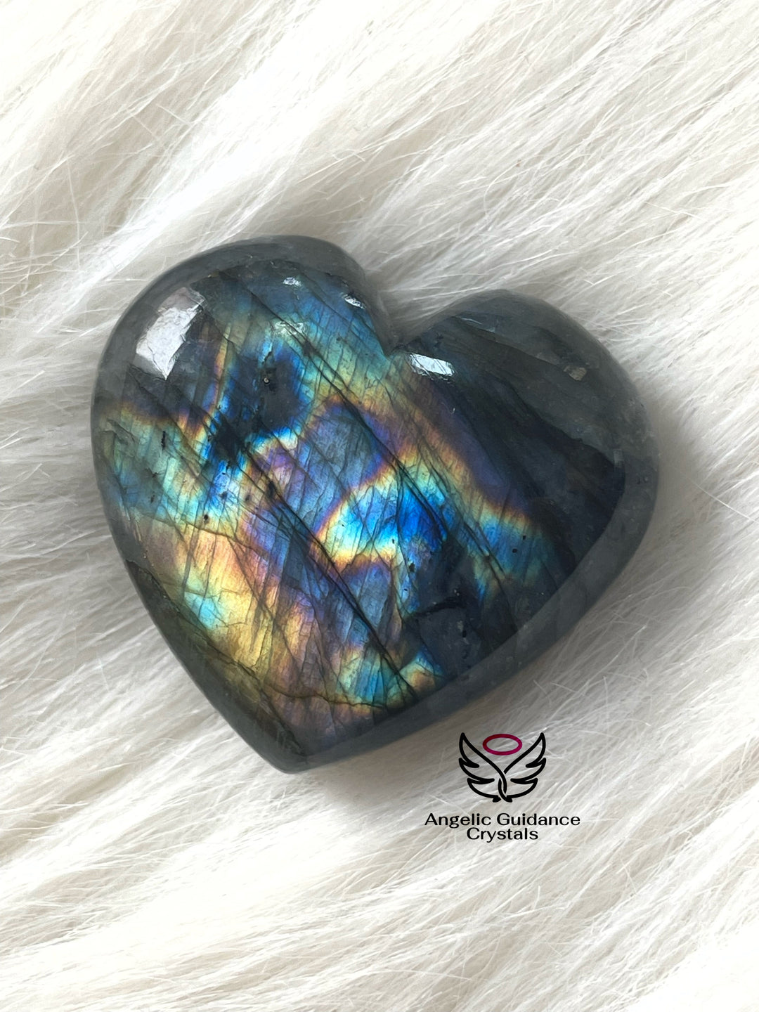 Labradorite Purple Heart 2