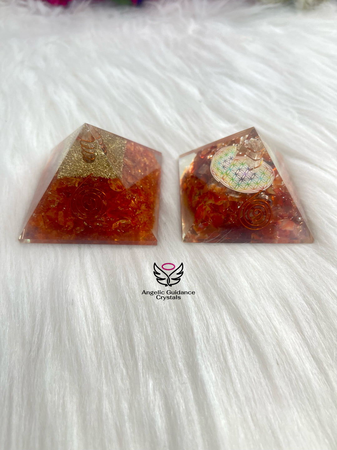 Carnelian Orgone Pyramid