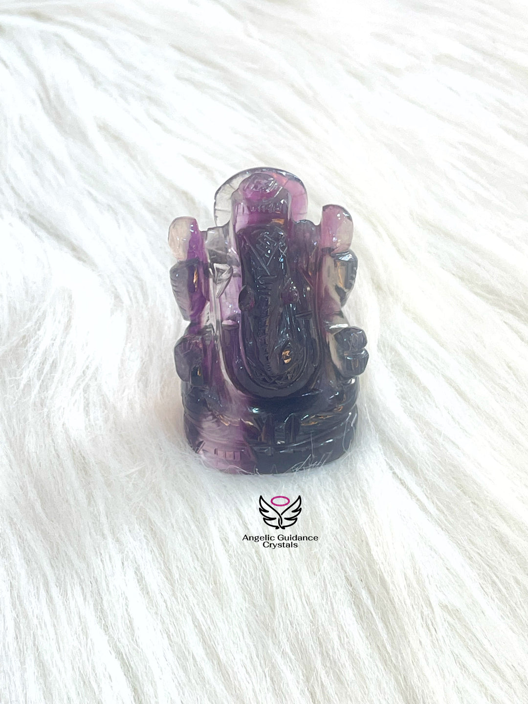 Rainbow Fluorite Ganesha