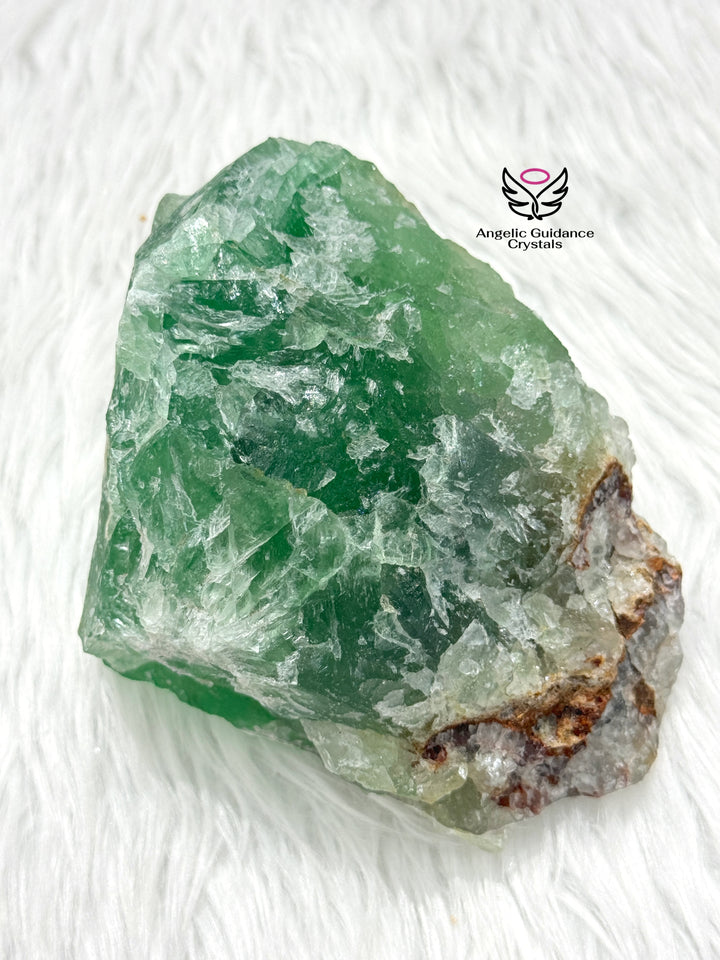 Green Fluorite Raw Stone #3