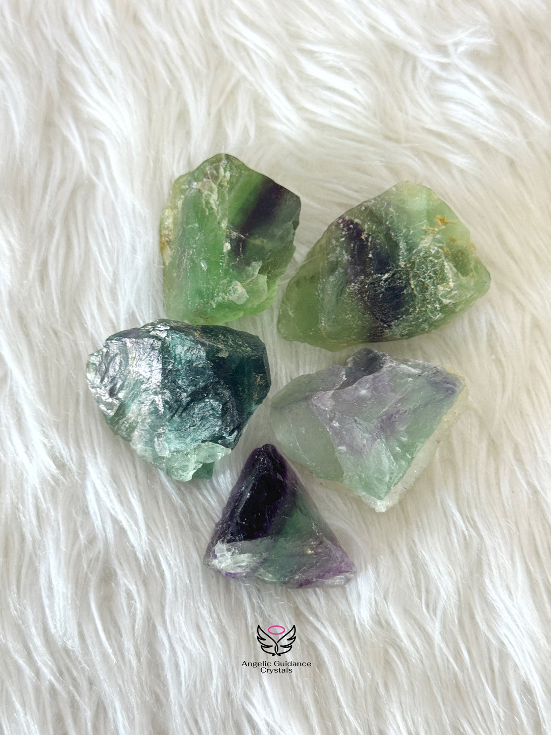 Rainbow Fluorite Raw Stone Small