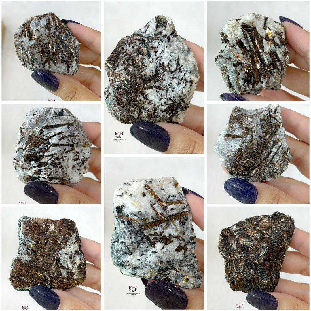 Astrophyllite Raw Stone For Transformation &amp; Growth