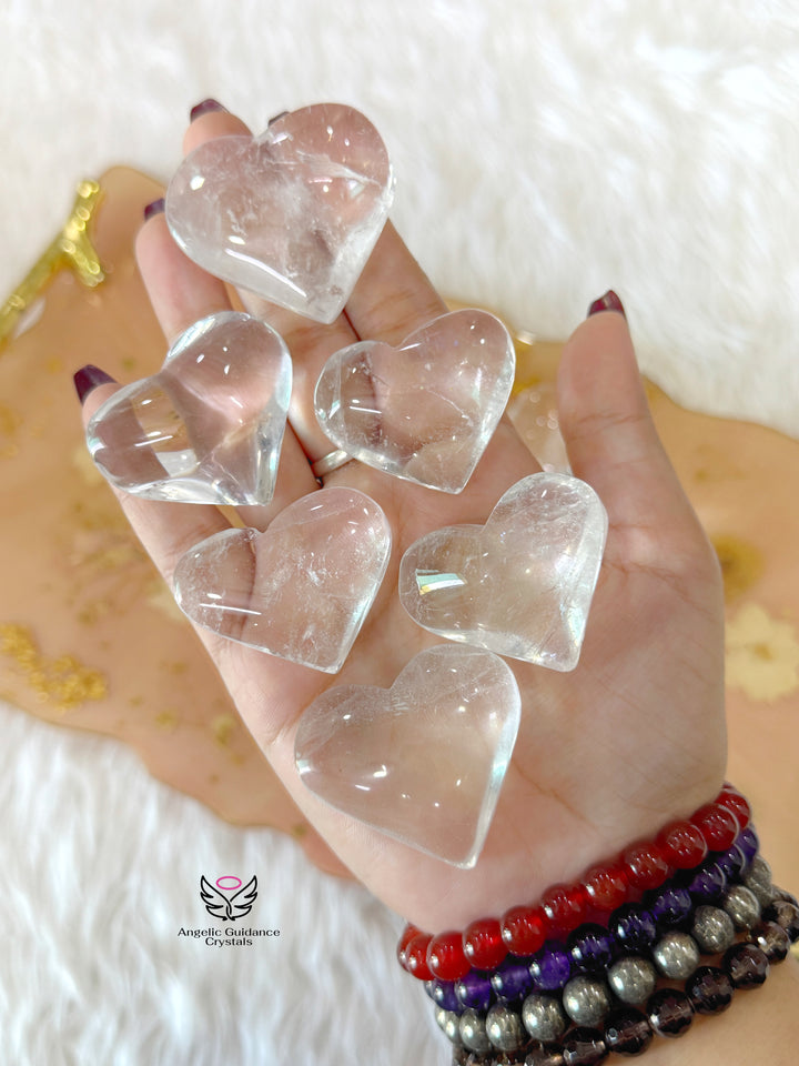Clear Quartz Heart