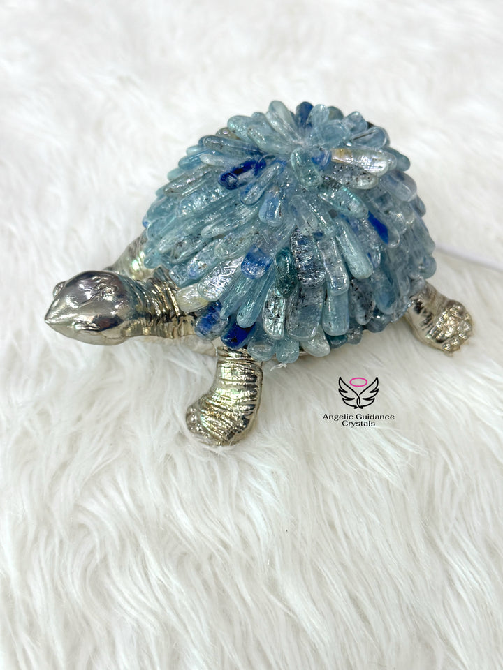 Kyanite Tortoise Lamp 1