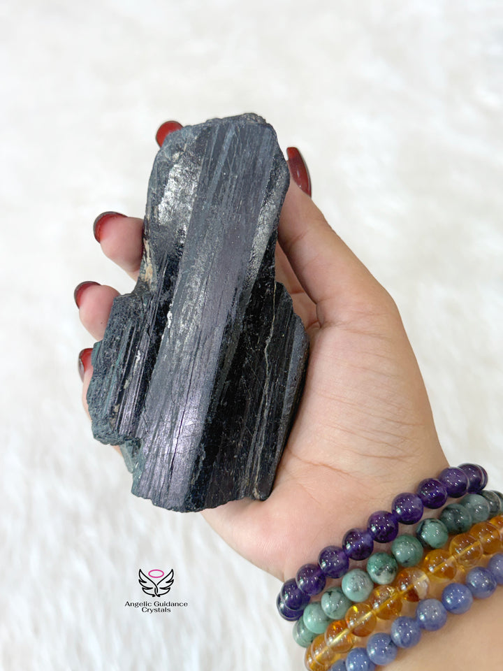 Black Tourmaline Raw Stone XLarge 6