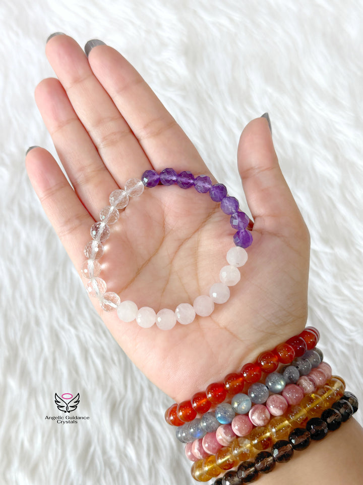 Happiness Faceted Bracelet 8mm