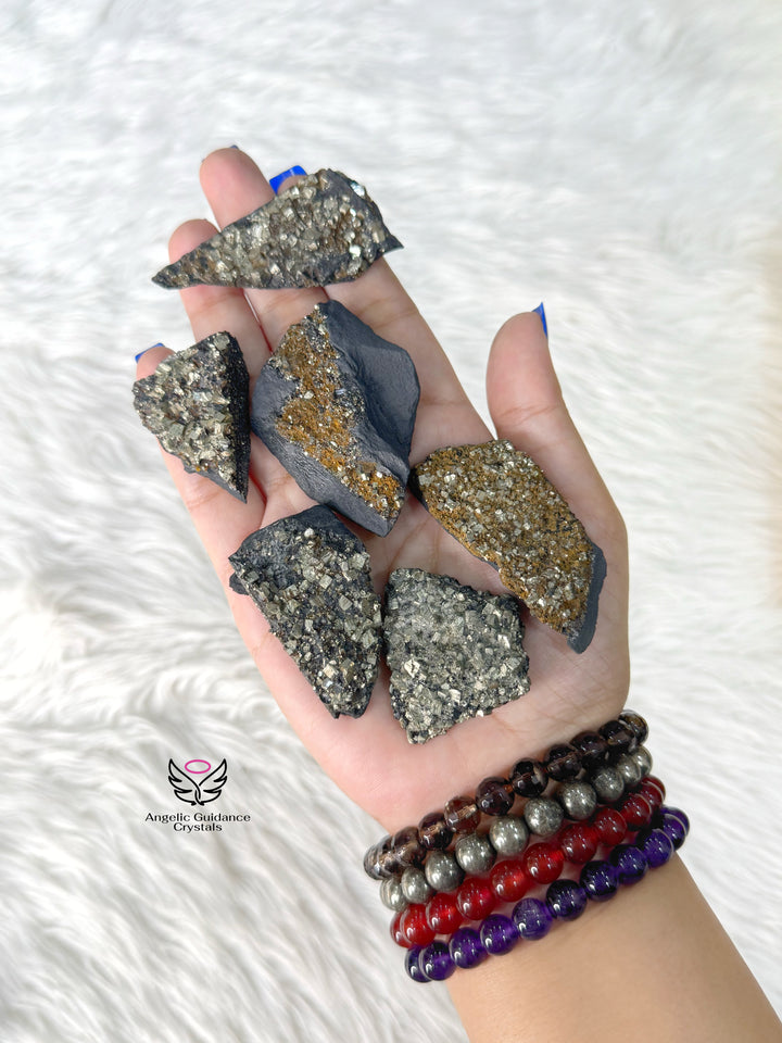 Shungite With Pyrite Rawstone Small